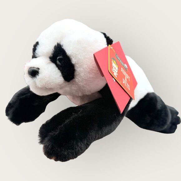 FAO Schwarz Adopt A Pets Plush Panda Bear Toy New Sealed Adoption Papers - Picture 3 of 14